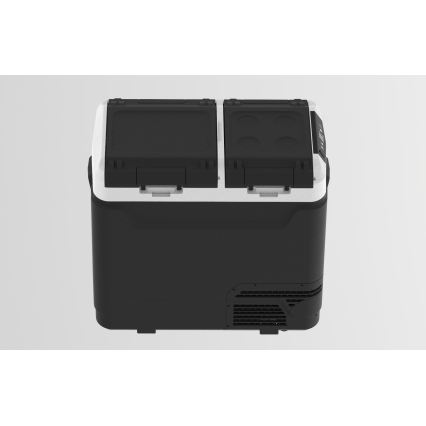 Nešiojamas 60 l automobilinis šaldytuvas 230V/12V/24V/230V, pilkos spalvos