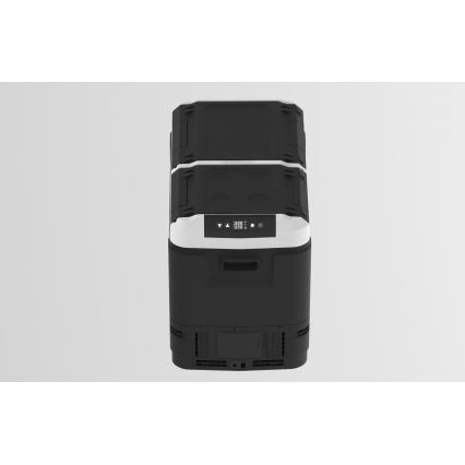 Nešiojamas 60 l automobilinis šaldytuvas 230V/12V/24V/230V, pilkos spalvos