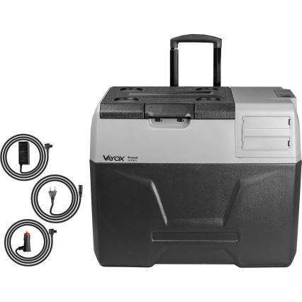 Nešiojamas automobilio šaldytuvas su LCD ekranu 40 l 230V/12V/24V juoda