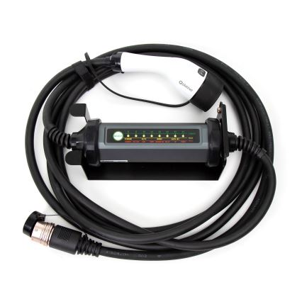 Nešiojamas elektromobilių įkroviklis Su 4 adapteriai Tipas 2 32A/480V 22kW 5m IP67