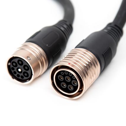 Nešiojamas elektromobilių įkroviklis Su 4 adapteriai Tipas 2 32A/480V 22kW 5m IP67
