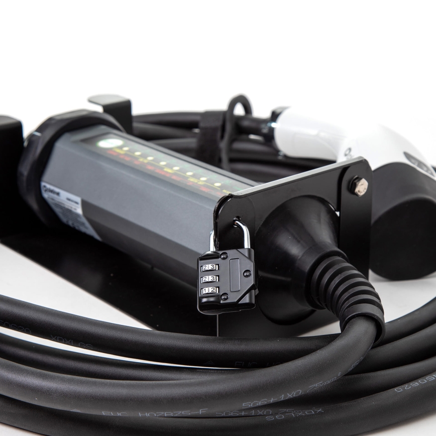 Nešiojamas elektromobilių įkroviklis Su 4 adapteriai Tipas 2 32A/480V 22kW 5m IP67
