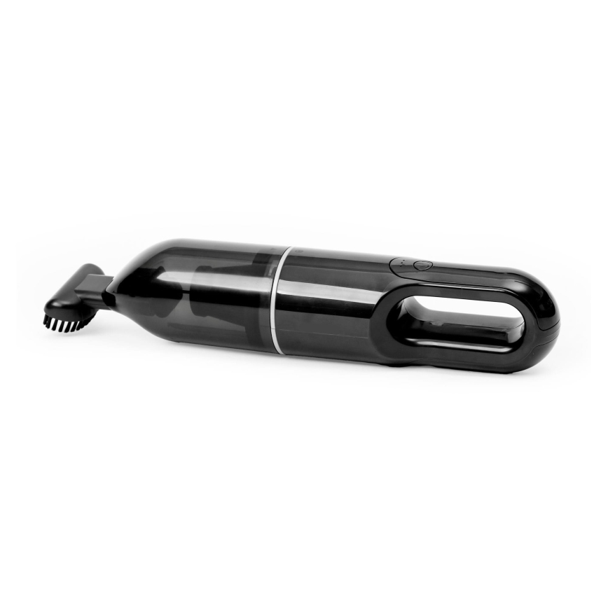 Nešiojamas įkraunamas automobilinis dulkių siurblys 75W/2000 mAh juoda