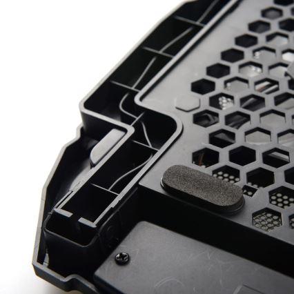 Nešiojamojo kompiuterio aušinimo padas 4x ventiliatoriai 2xUSB juodas