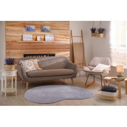 Neslystantis kilimas LOREN 120x170 cm pilkos spalvos