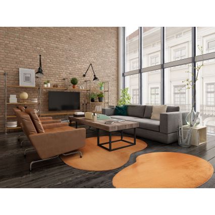 Neslystantis kilimas LOREN 160x230 cm oranžinis