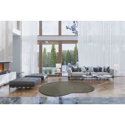 Neslystantis kilimas LOREN 160x230 cm tamsiai žalias