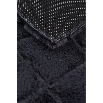 Neslystantis kilimas MODENA NEW 120x160 cm, antracito spalvos