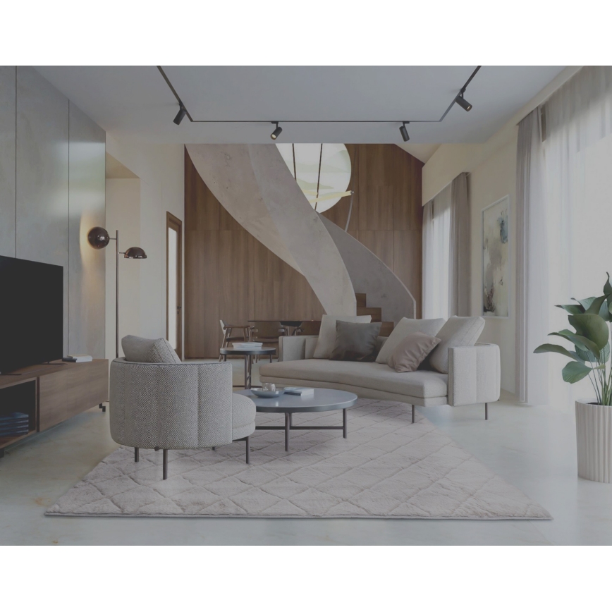 Neslystantis kilimas MODENA NEW 120x160 cm pilkas