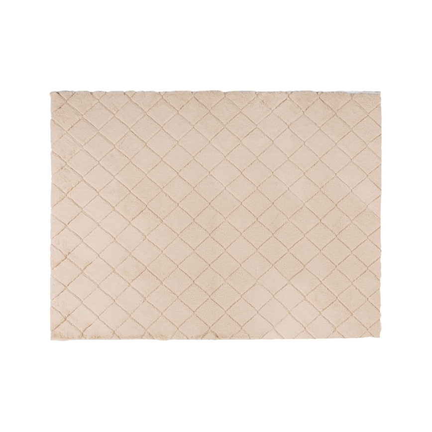 Neslystantis kilimas MODENA NEW 160x220 cm smėlio spalvos