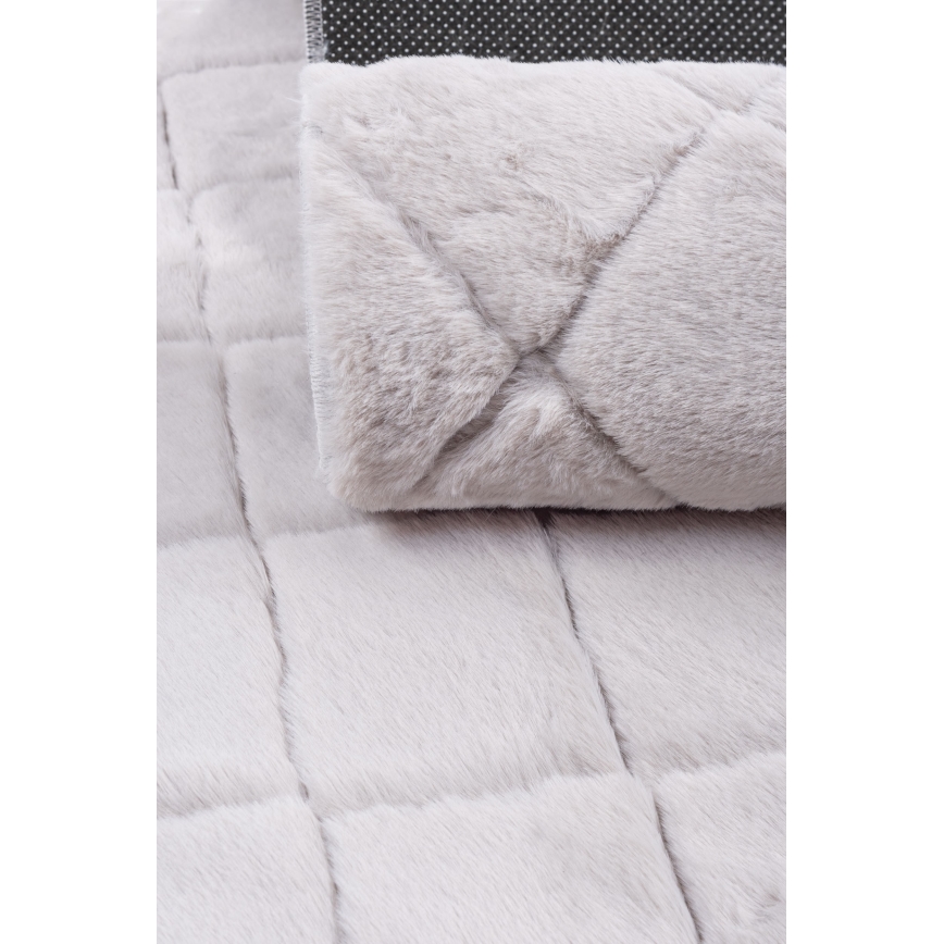 Neslystantis kilimas MODENA NEW 160x220 cm šviesiai pilkas