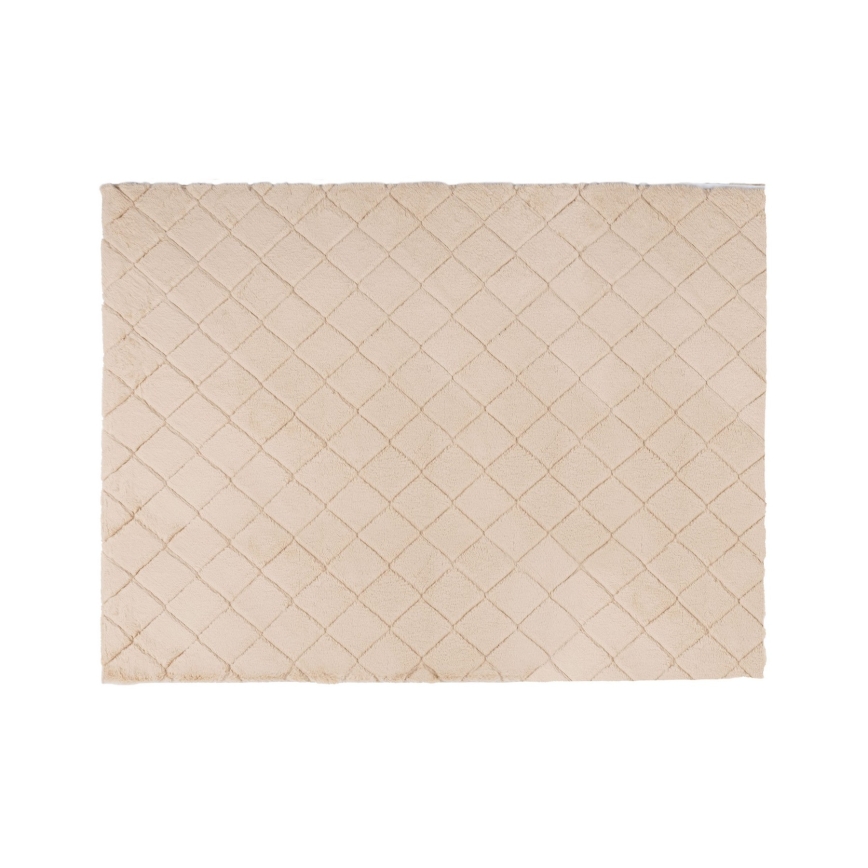 Neslystantis kilimas MODENA NEW 80x140 cm smėlio spalvos