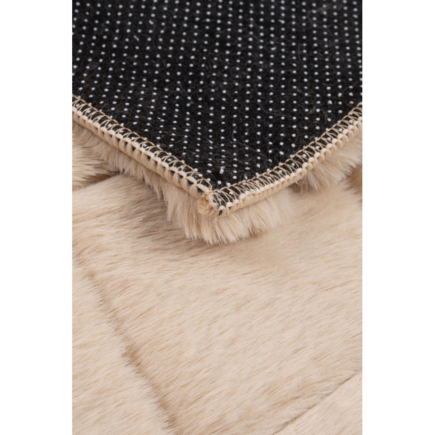 Neslystantis kilimas MODENA NEW 80x140 cm smėlio spalvos