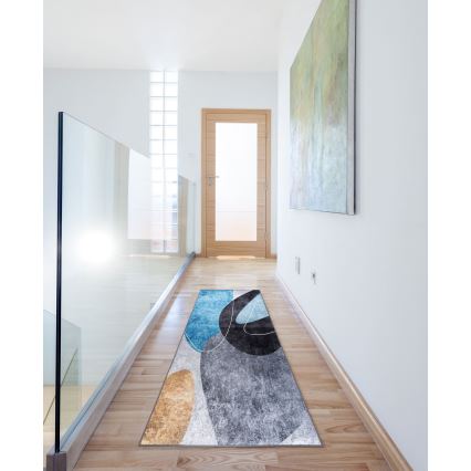 Neslystantis kilimas PRINT SHINE 70x140 cm įvairiaspalvis