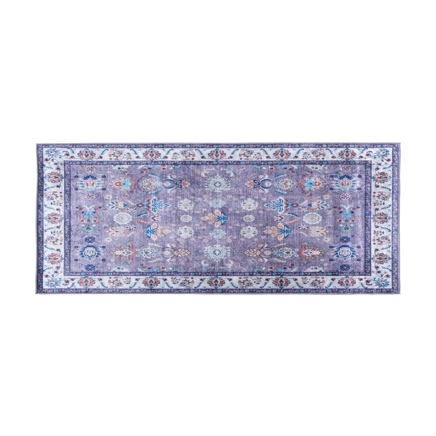 Neslystantis orientalinis kilimas PRINT SHINE 70x140 cm, mėlynas