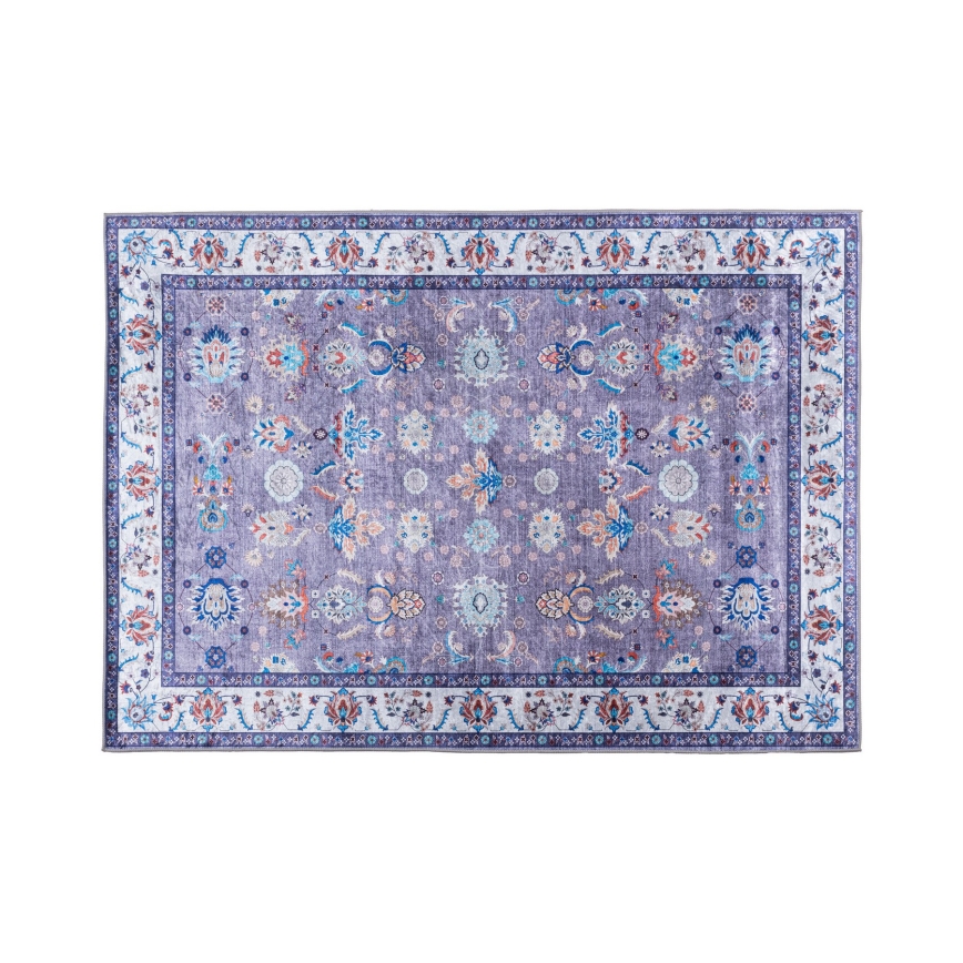 Neslystantis rytietiškas kilimas PRINT SHINE 120x170 cm mėlynas