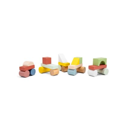 New Classic Toys - Medinės kaladėlės 100 vnt.