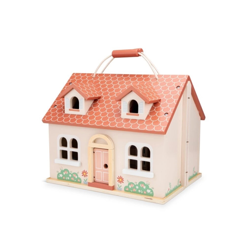 New Classic Toys - Medinis lėlių namelis raudona
