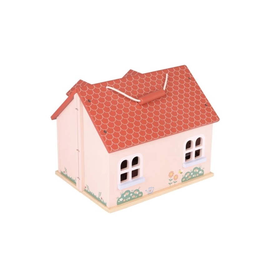 New Classic Toys - Medinis lėlių namelis raudona