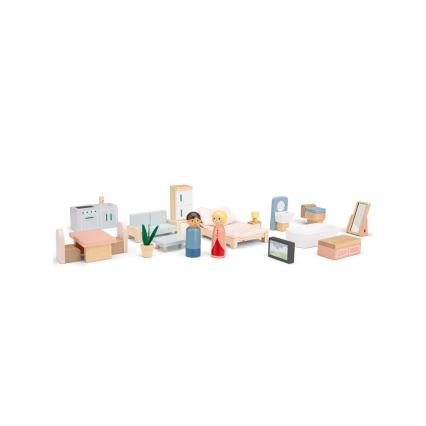 New Classic Toys - Medinis lėlių namelis raudona