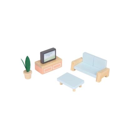New Classic Toys - Medinis lėlių namelis raudona