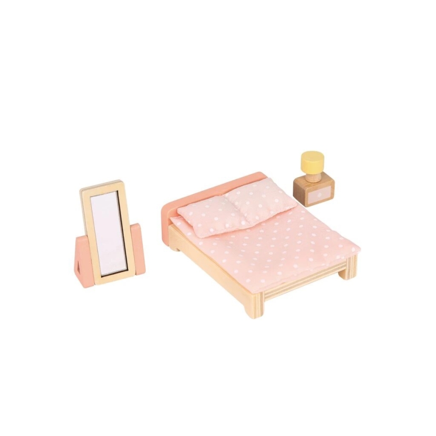 New Classic Toys - Medinis lėlių namelis raudona