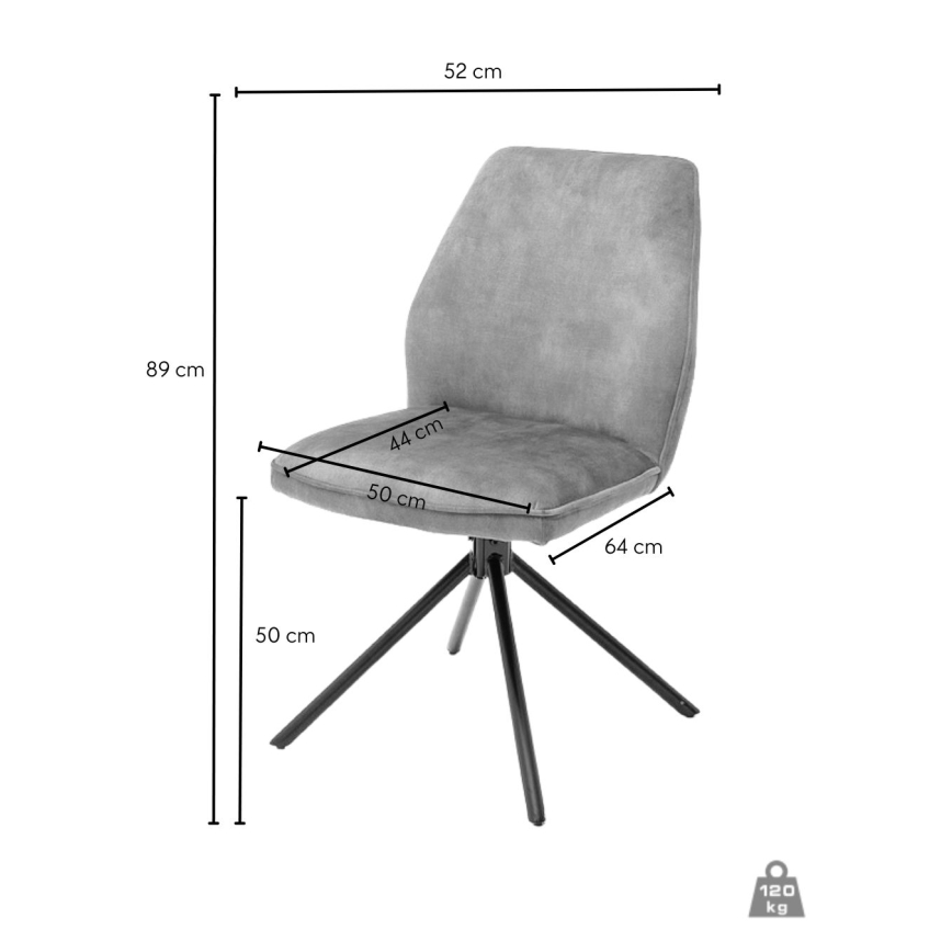 NEXORO valgomojo kėdės, 2 vnt., raudonos