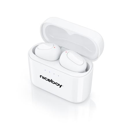 Niceboy HIVE Podsie 4 - Belaidis earphones IP54 balta