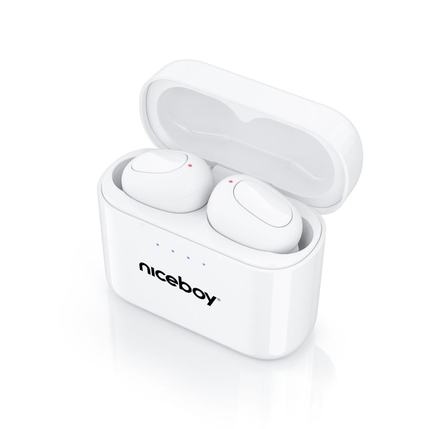 Niceboy HIVE Podsie 4 - Belaidis earphones IP54 balta