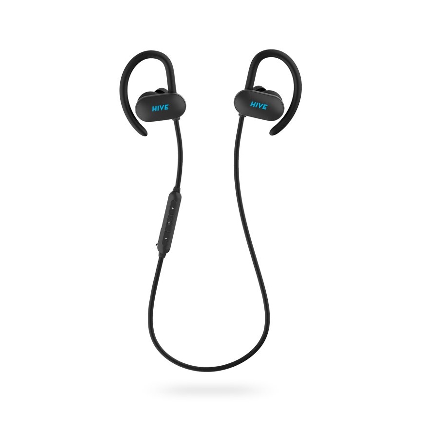 Niceboy HIVE sport 2 - Sportinės ausinės su mikrofonu IPX5 juoda