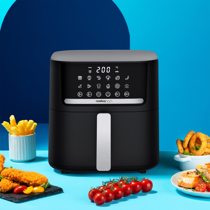 Niceboy ION AirFryer PRO - Karšto oro gruzdintuvė 6,5 l 1600W/230V