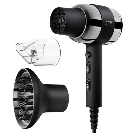 Niceboy ION AirSonic PRO - Plaukų džiovintuvas 2200W/230V juoda