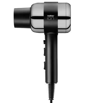 Niceboy ION AirSonic PRO - Plaukų džiovintuvas 2200W/230V juoda