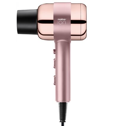Niceboy ION AirSonic PRO - Plaukų džiovintuvas 2200W/230V rausva