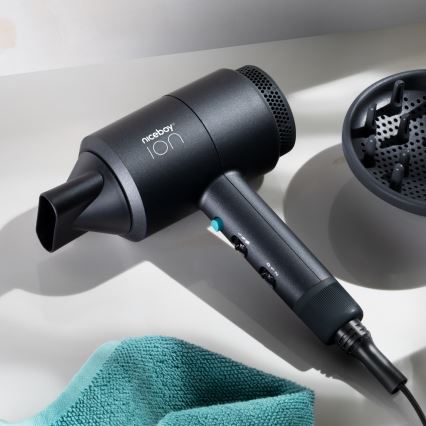 Niceboy ION AirSonic STAR - Plaukų džiovintuvas 2100W/230V juoda