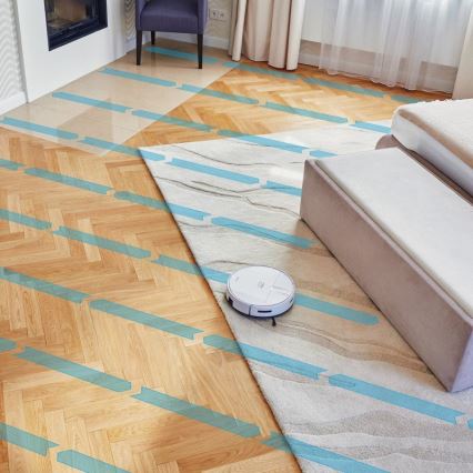 Niceboy ION Charles i4 - Išmanusis robotas dulkių siurblys 2in1 4400 mAh Wi-Fi balta + nuotolinio valdymo pultas
