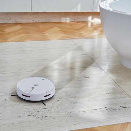 Niceboy ION Charles i4 - Išmanusis robotas dulkių siurblys 2in1 4400 mAh Wi-Fi balta + nuotolinio valdymo pultas