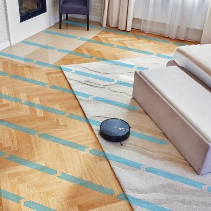 Niceboy ION Charles i4 - Išmanusis robotas dulkių siurblys 2in1 4400 mAh Wi-Fi juoda + nuotolinio valdymo pultas