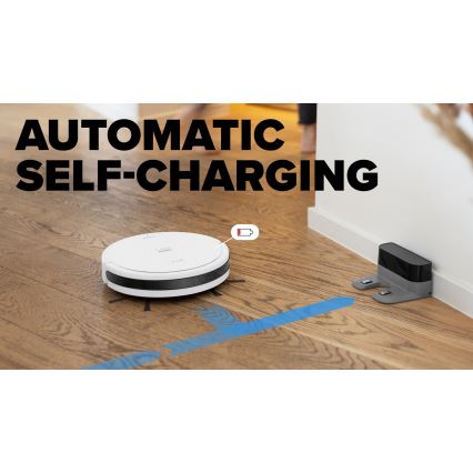 Niceboy ION Charles i6 - Išmanusis robotas dulkių siurblys 2in1 2600 mAh Wi-Fi balta