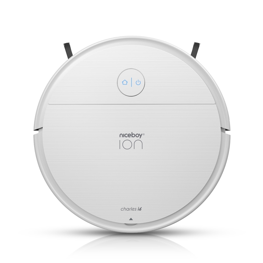 Niceboy ION Charles i6 - Išmanusis robotas dulkių siurblys 2in1 2600 mAh Wi-Fi balta