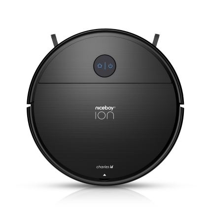 Niceboy ION Charles i6 - Išmanusis robotas dulkių siurblys 2in1 2600 mAh Wi-Fi juoda