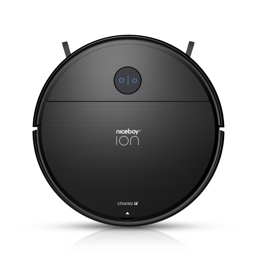 Niceboy ION Charles i6 - Išmanusis robotas dulkių siurblys 2in1 2600 mAh Wi-Fi juoda