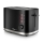 Niceboy ION Cruncher C3 - Skrudintuvas su dviem skylutėmis ir kepsnys 870W/230V juoda