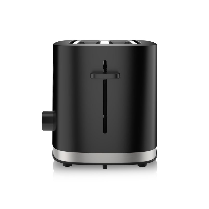 Niceboy ION Cruncher C3 - Skrudintuvas su dviem skylutėmis ir kepsnys 870W/230V juoda