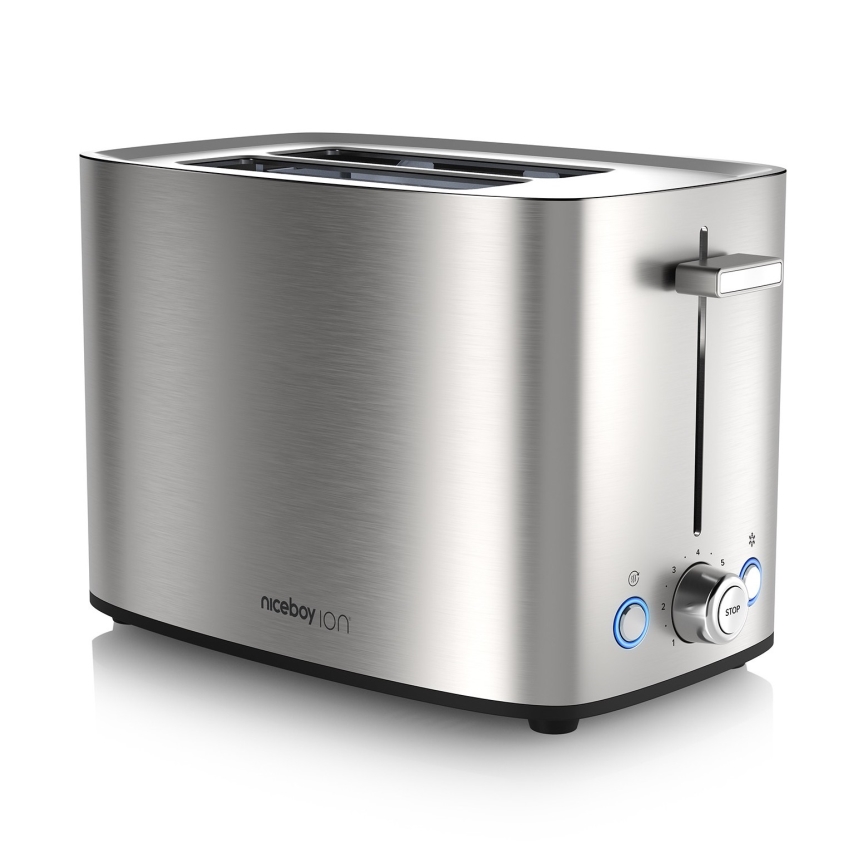 Niceboy ION Cruncher C4 - Skrudintuvas su dviem skylutėmis ir kepsnys 850W/230V nerūdijantis