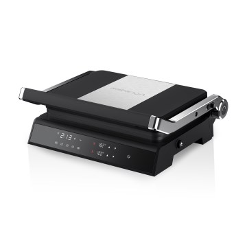 Niceboy ION Grillmaster - Kontaktinis grilis 2000W/230V juoda/matinis chromas