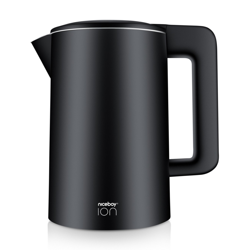 Niceboy ION SmartKettle - Išmanusis virdulys su termoreguliacija 1,7 l 2200W/230V Wi-Fi juoda