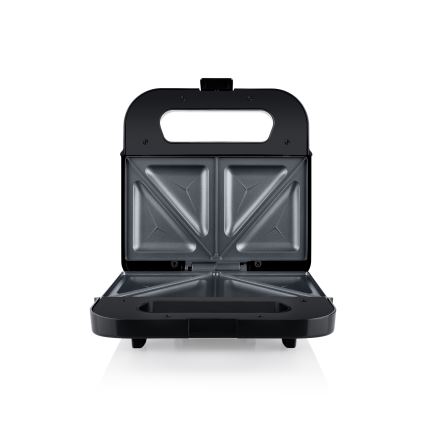 Niceboy ION Snacker S1 - Sumuštinių keptuvė 750W/230V matinis chromas/juoda