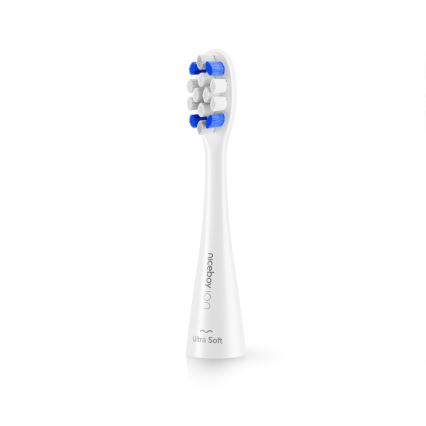 Niceboy ION Sonic Kids - Vaikų ultragarsinis dantų šepetėlis 500 mAh IPX7 balta