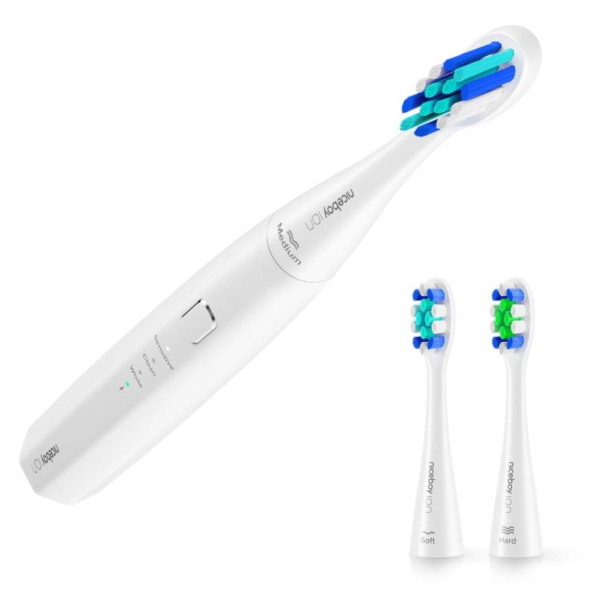 Niceboy ION Sonic Lite - Sonic dantų šepetėlis IPX7 balta